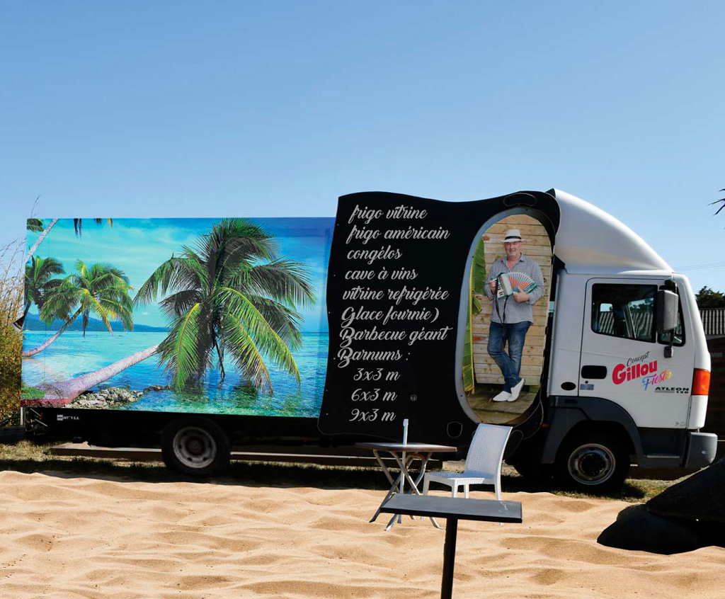 Camion du Concept Gillou Fiesta sans sa remorque