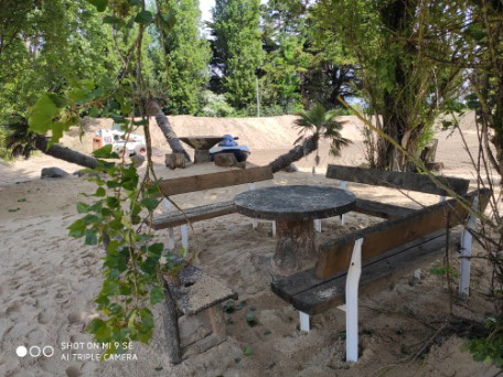 Plage de sable pour accueillir le Cconcept Gillou Fiesta près du Moutier-en-Retz